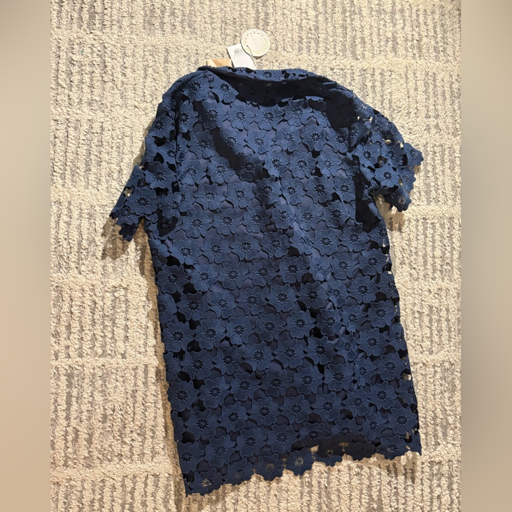 NWT Umgee blue lace heavy collared dress size XXL - Picture 7 of 7